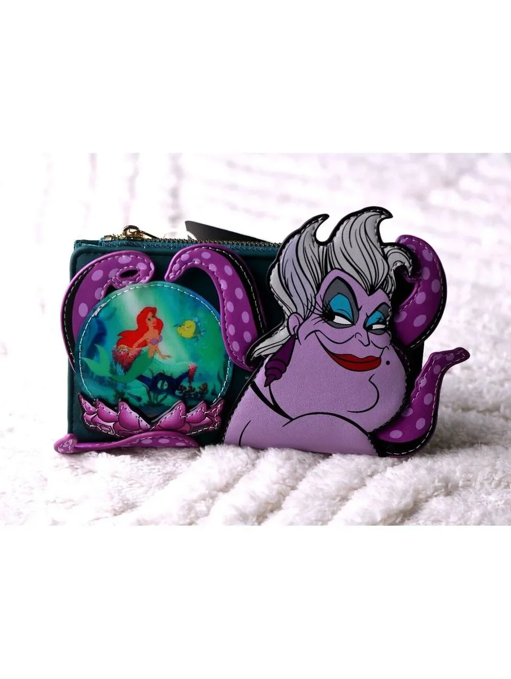 Loungefly Disney Ursula Crystal Ball Backpack & Wallet | NWT